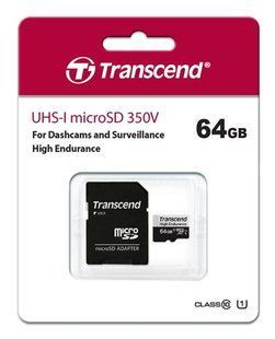FLASH пам'ять Transcend USD350V Micro SDXC 64GB with adapter MSD1008262154 фото
