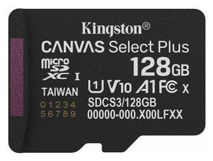 FLASH пам'ять Kingston Canvas Select Plus Gen3 UHS-I U1 V10 A1 Micro SDXC 128GB MSD0508262222 фото