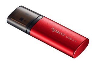 Флешка USB Apacer AH25B 64GB Red AP1008262107 фото