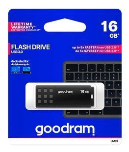 Флешка USB GOODRAM UME3 16GB Black GRM1008262111 фото